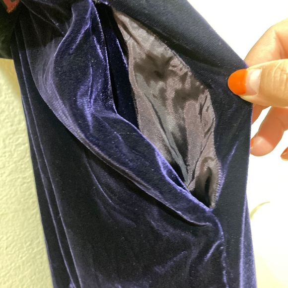 Vintage Jean Paul Gaultier Velvet Dress Size 6 - Picture 3 of 13